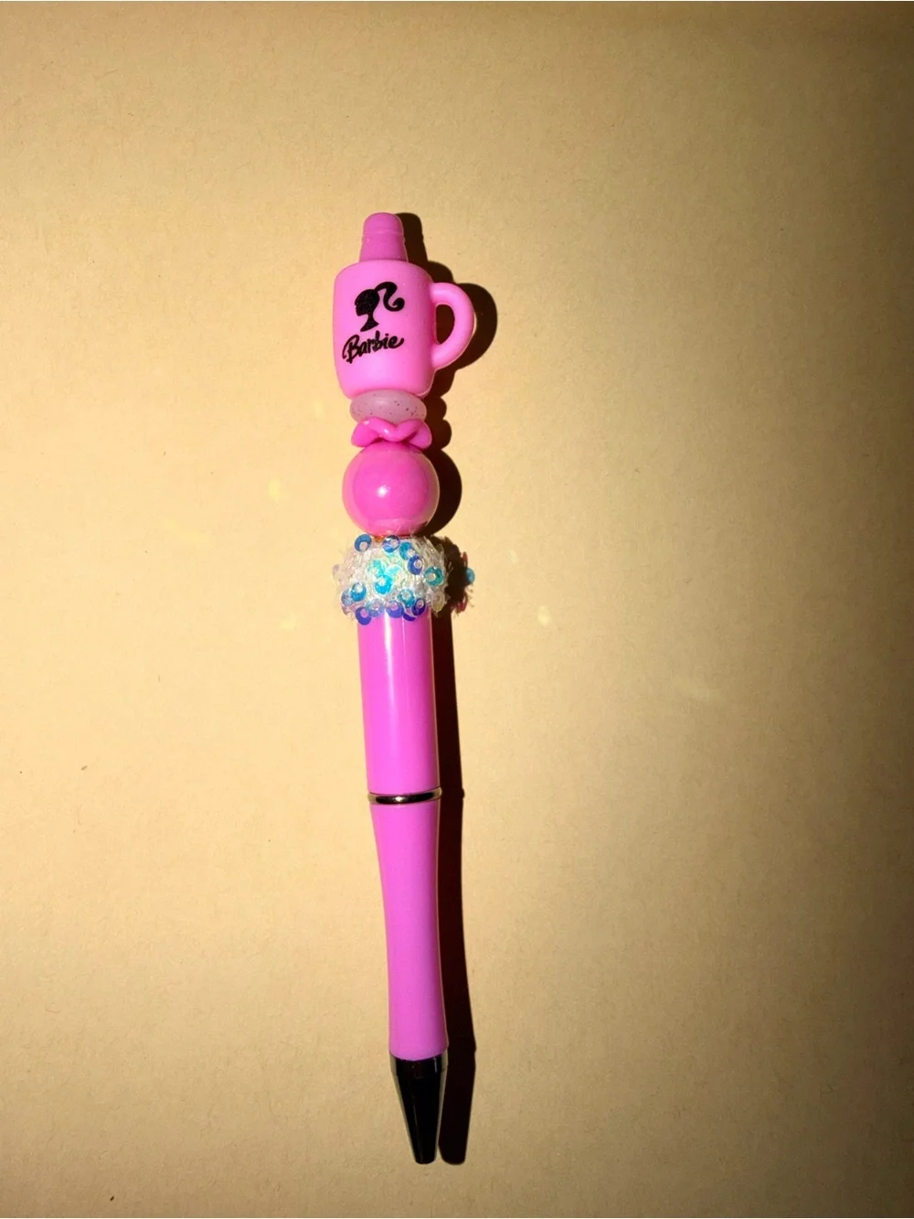 💖NWOT Barbie Skinny Dip Mug, Pen & keychain/bagcharm bundle